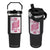 Breast Cancer Awareness Flip Straw Tumbler Queen Of Pink Ribbon Blackjack Cards Poker TS10 One Size: 30 oz Black Print Your Wear