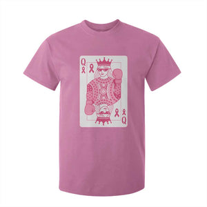 Breast Cancer Awareness T Shirt For Kid Queen Of Pink Ribbon Blackjack Cards Poker TS10 Azalea Print Your Wear