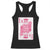 Breast Cancer Awareness Racerback Tank Top Queen Of Pink Ribbon Blackjack Cards Poker TS10 Black Print Your Wear