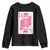 Breast Cancer Awareness Youth Sweatshirt Queen Of Pink Ribbon Blackjack Cards Poker TS10 Black Print Your Wear