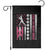 Baseball Breast Cancer Garden Flag Pink Ribbon Strike Out Breast Cancer American Flag TS10 Black Print Your Wear
