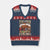 Funny Gambling V-Neck Knit Sweater Vest Only A Problem If You're Losing Vintage Bootleg TS10 Navy Red Print Your Wear