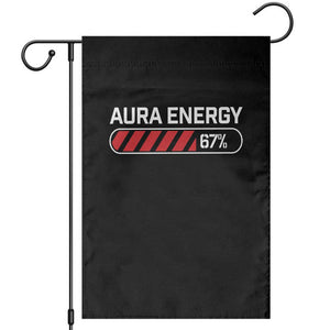 Funny Six Seven Garden Flag Aura Energy at 67 Meme Gen Alpha Slang TS10 Black Print Your Wear