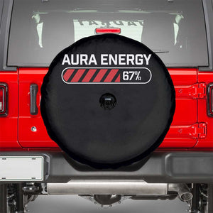 Funny Six Seven Spare Tire Cover Aura Energy at 67 Meme Gen Alpha Slang TS10 Black Print Your Wear