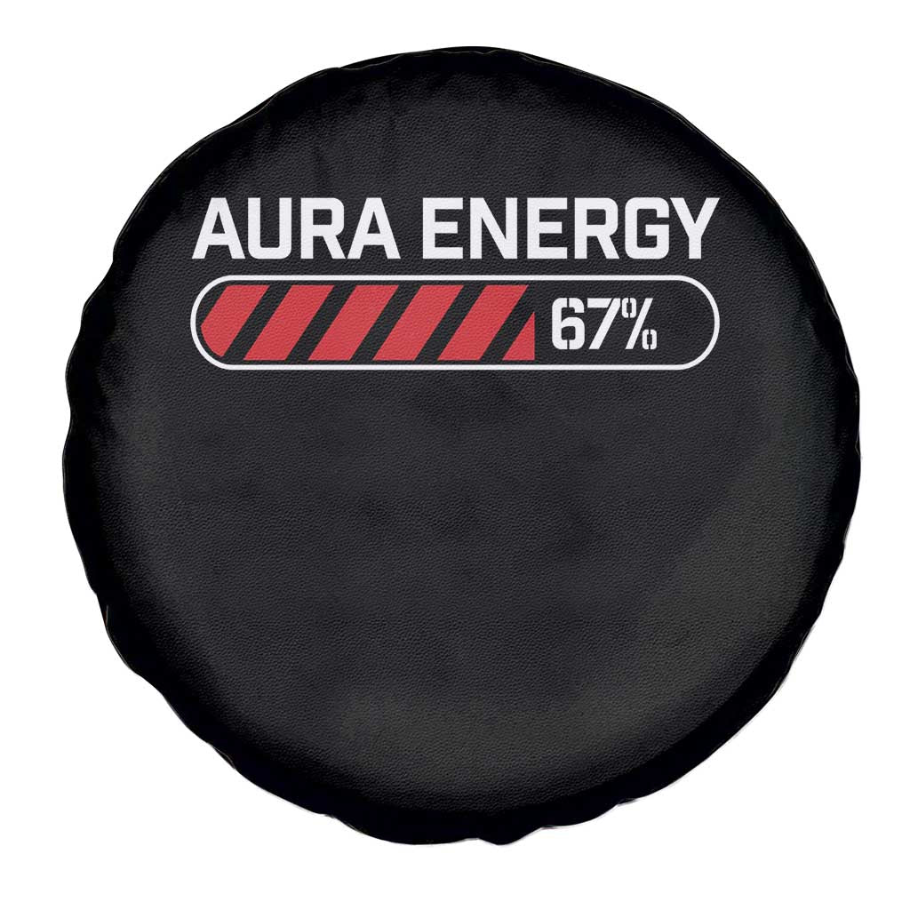Funny Six Seven Spare Tire Cover Aura Energy at 67 Meme Gen Alpha Slang TS10 Print Your Wear
