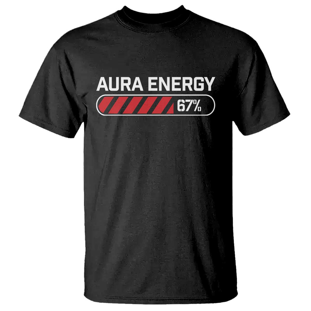 Funny Six Seven T Shirt Aura Energy at 67 Meme Gen Alpha Slang TS10 Black Print Your Wear