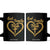 God Family Irish Coffee Mug Vintage Cross In Heart Christian Notre Dame Game Day TS10 Black Print Your Wear