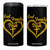 God Family Irish 4 in 1 Can Cooler Tumbler Vintage Cross In Heart Christian Notre Dame Game Day TS10 One Size: 16 oz Black Print Your Wear
