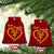 God Family Irish Ceramic Ornament Vintage Cross In Heart Christian Notre Dame Game Day TS10 Print Your Wear