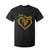 God Family Irish T Shirt For Kid Vintage Cross In Heart Christian Notre Dame Game Day TS10 Black Print Your Wear