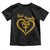 God Family Irish Toddler T Shirt Vintage Cross In Heart Christian Notre Dame Game Day TS10 Black Print Your Wear