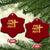 God Family Irish Ceramic Ornament Christian Faith Cross Notre Dame Game Day TS10 Print Your Wear