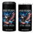 250 Years America 4 in 1 Can Cooler Tumbler Eagle and Flag 250th Anniversary USA Patriotic 1776 2026 TS10 One Size: 16 oz Black Print Your Wear