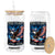 250 Years America Glass Can Eagle and Flag 250th Anniversary USA Patriotic 1776 2026 TS10 Print Your Wear