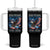 250 Years America Tumbler With Handle Eagle and Flag 250th Anniversary USA Patriotic 1776 2026 TS10 One Size: 40 oz Black Print Your Wear