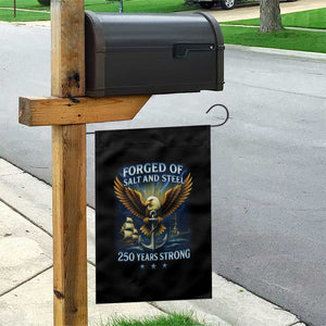 Navy Veteran 250th Anniversary Garden Flag Forged of Salt and Steel US Naval Ships 250th Anniversary TS10 Print Your Wear
