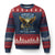 Navy Veteran 250th Anniversary Ugly Christmas Sweater Forged of Salt and Steel US Naval Ships 250th Anniversary TS10 Navy Red Print Your Wear