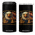 US 250th Anniversary 4 in 1 Can Cooler Tumbler Retro Bald Eagle American Flag Patriotic Veterans TS10 One Size: 16 oz Black Print Your Wear