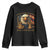 US 250th Anniversary Youth Sweatshirt Retro Bald Eagle American Flag Patriotic Veterans TS10 Black Print Your Wear
