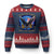 250 Years America Flag Ugly Christmas Sweater Eagle 250th Anniversary USA Patriotic 1776 2026 TS10 Navy Red Print Your Wear