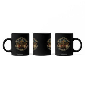 Blessings America 250 Years Coffee Mug One Nation Under God USA 250th Anniversary Patriotic Cross TS10 Print Your Wear
