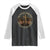 Blessings America 250 Years Raglan Shirt One Nation Under God USA 250th Anniversary Patriotic Cross TS10 Black White Print Your Wear