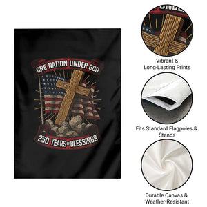 Blessings America Garden Flag One Nation Under God USA 250th Anniversary Patriotic Christian TS10 Print Your Wear