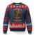 Blessings America Ugly Christmas Sweater One Nation Under God USA 250th Anniversary Patriotic Christian TS10 Navy Red Print Your Wear