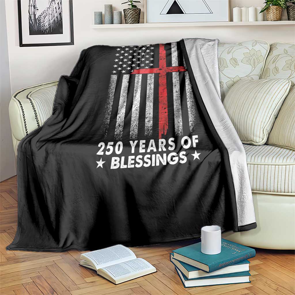 One Nation Under God Throw Blanket USA 250th Anniversary Patriotic Christian One Nation Under God TS10 Print Your Wear