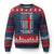 One Nation Under God Ugly Christmas Sweater USA 250th Anniversary Patriotic Christian One Nation Under God TS10 Navy Red Print Your Wear