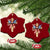 250 Years America Ceramic Ornament Coquette Bow Cross American 4th Of July 250th Anniversary TS10 Print Your Wear