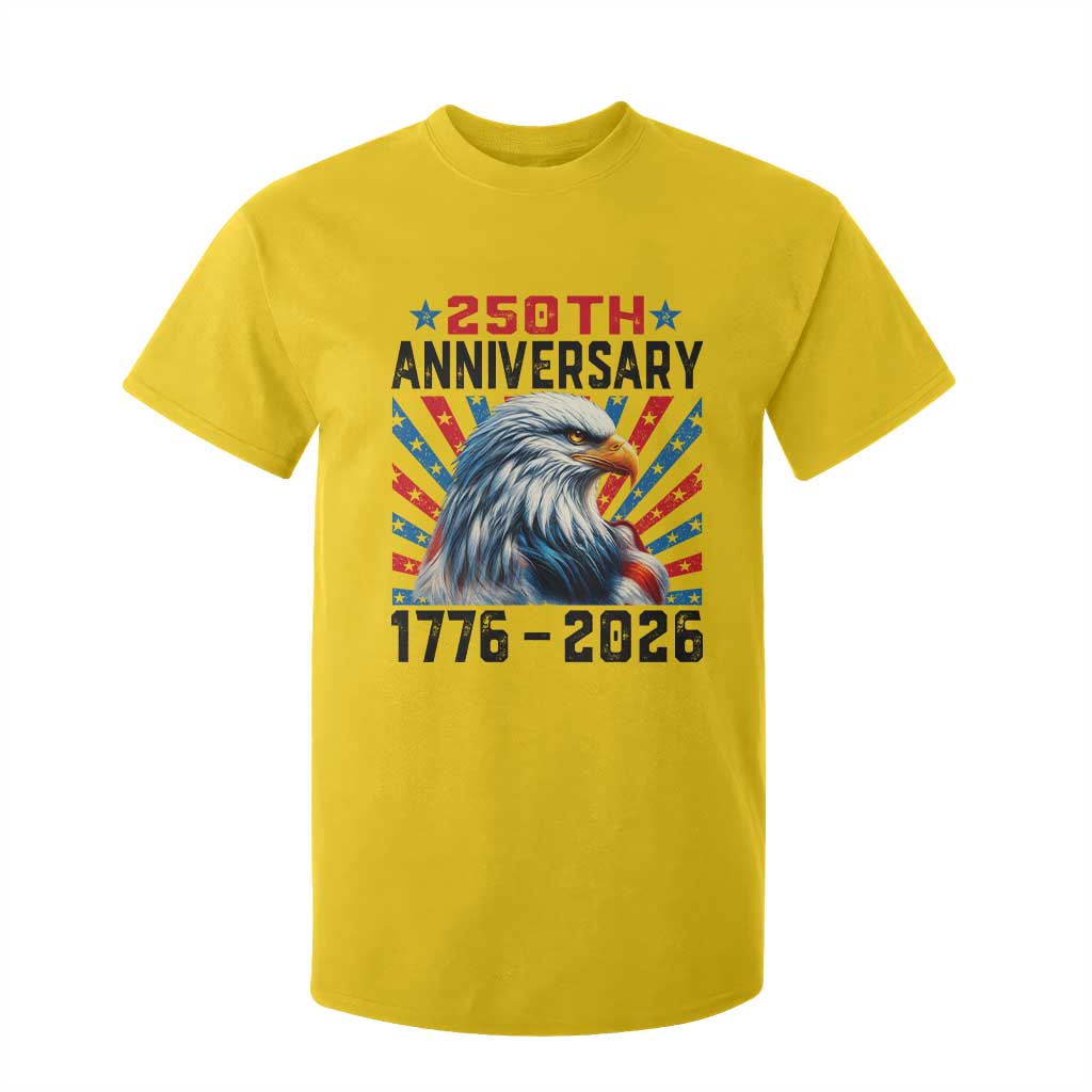 Eagle Flag America 250 T Shirt For Kid 1776-2026 250th Birthday TS10 Daisy Print Your Wear