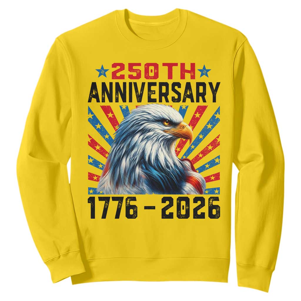 Eagle Flag America 250 Sweatshirt 1776-2026 250th Birthday TS10 Daisy Print Your Wear
