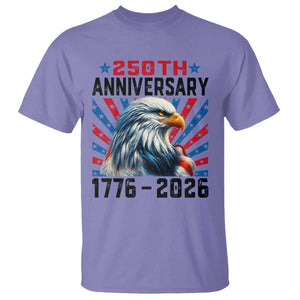 Eagle Flag America 250 T Shirt 1776-2026 250th Birthday TS10 Violet Print Your Wear
