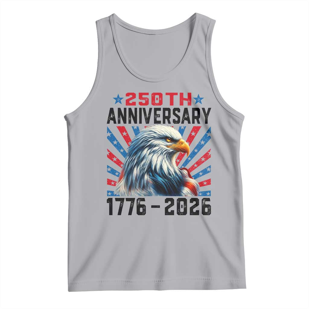 Eagle Flag America 250 Tank Top 1776-2026 250th Birthday TS10 Athletic Heather Print Your Wear