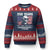 250 Years America Flag Ugly Christmas Sweater George Washington 1776 2026 USA 250th Anniversary Patriotic TS10 Navy Red Print Your Wear