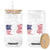 250 Years America Flag Glass Can George Washington 1776 2026 USA 250th Anniversary Patriotic TS10 Print Your Wear