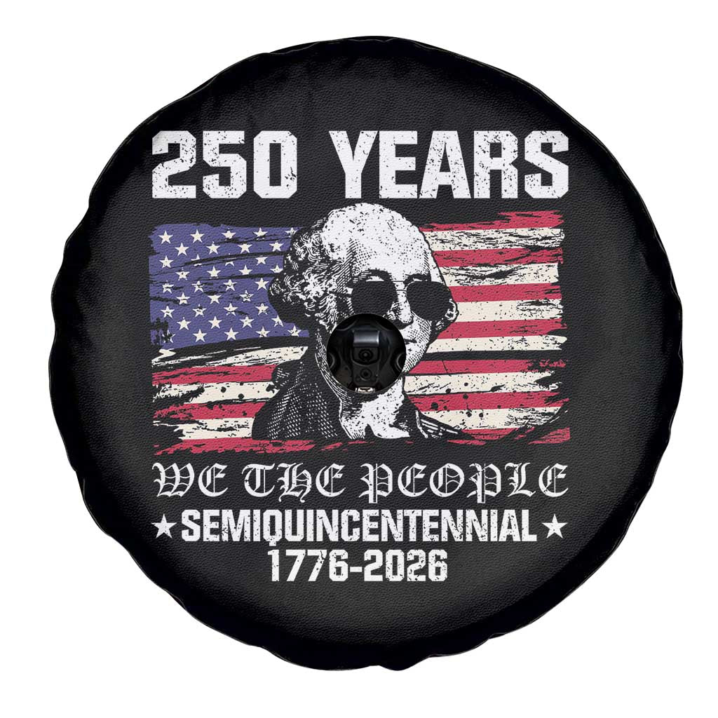 250 Years America Flag Spare Tire Cover George Washington 1776 2026 USA 250th Anniversary Patriotic TS10 Print Your Wear