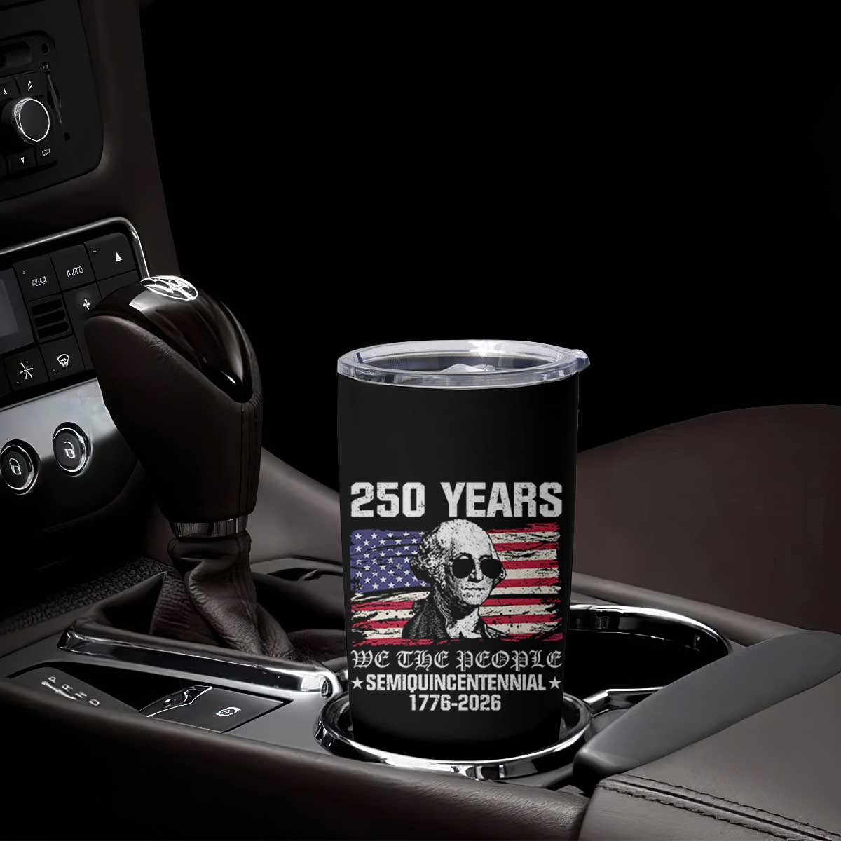 250 Years America Flag Tumbler Cup George Washington 1776 2026 USA 250th Anniversary Patriotic TS10 Print Your Wear