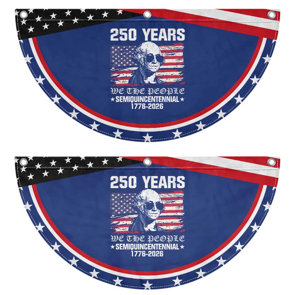 250 Years America Flag Patriotic Fan Flag George Washington 1776 2026 USA 250th Anniversary