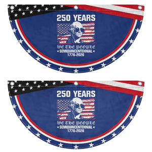 250 Years America Flag Patriotic Fan Flag George Washington 1776 2026 USA 250th Anniversary