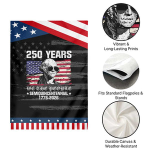 250 Years America Flag Garden Flag George Washington 1776 2026 USA 250th Anniversary Patriotic TS10 Print Your Wear