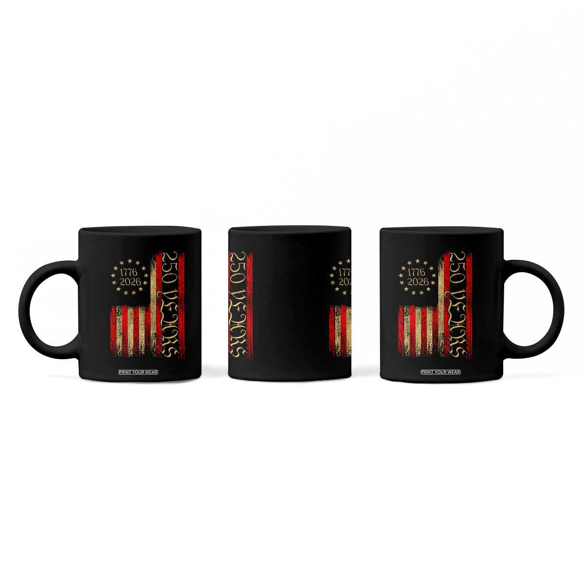 250 Years America Flag Coffee Mug 250th Anniversary USA TS10 Print Your Wear