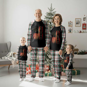 250 Years America Flag Plaid Pajama Set 250th Anniversary USA TS10 Christmas Plaid Print Your Wear