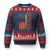 250 Years America Flag Ugly Christmas Sweater 250th Anniversary USA TS10 Navy Red Print Your Wear