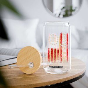 250 Years America Flag Glass Can 250th Anniversary USA TS10 Print Your Wear