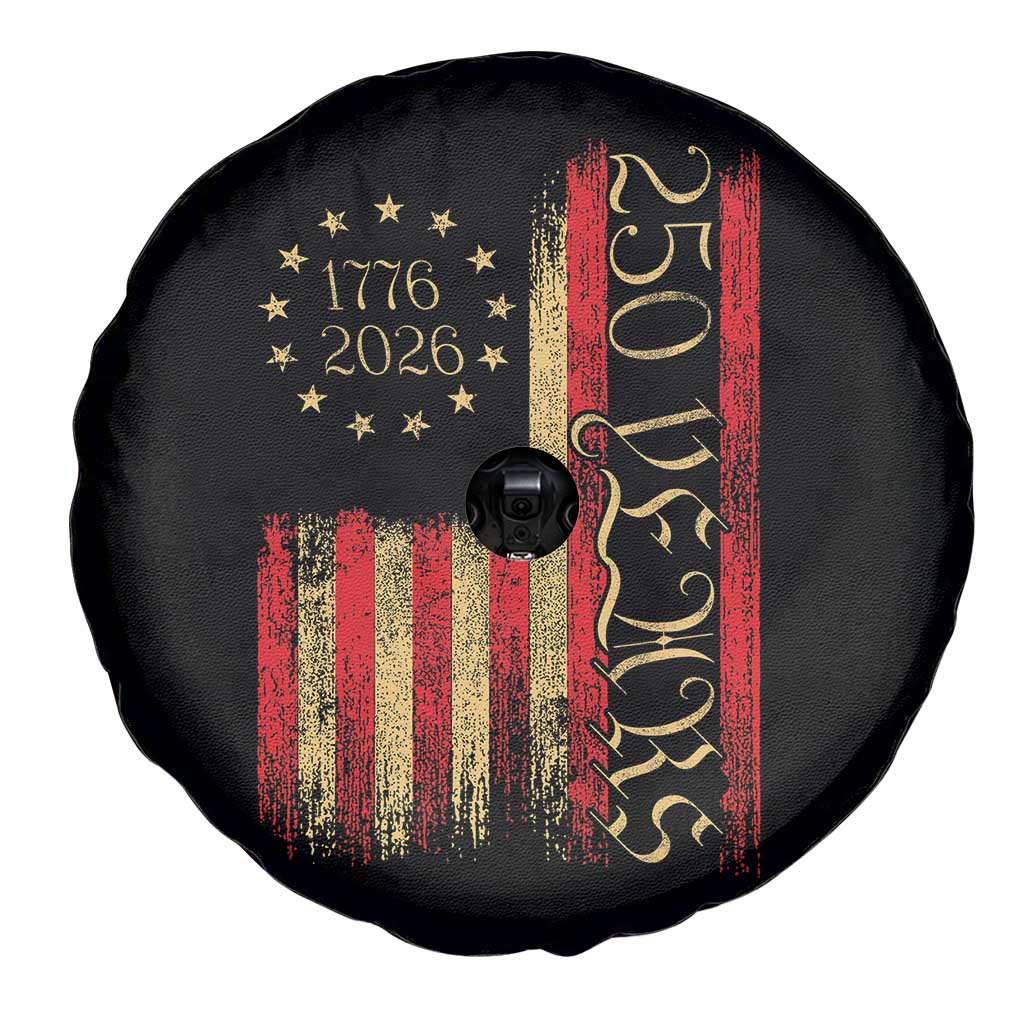 250 Years America Flag Spare Tire Cover 250th Anniversary USA TS10 Print Your Wear