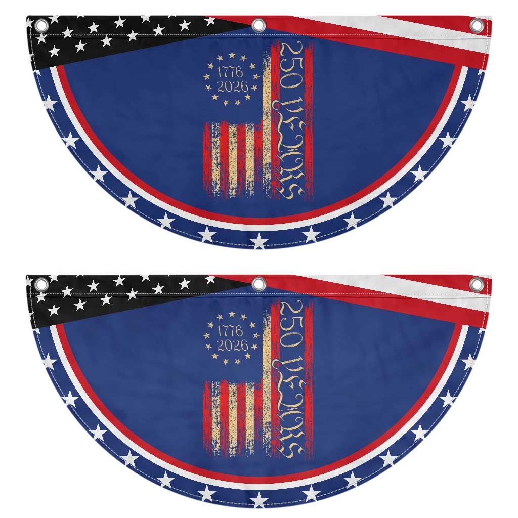 250 Years America Flag Patriotic Fan Flag 250th Anniversary USA TS10 2pcs pack Classic Navy Print Your Wear