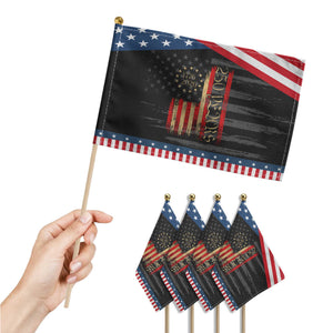 250 Years America Flag Patriotic Handheld Flag 250th Anniversary USA TS10 Print Your Wear