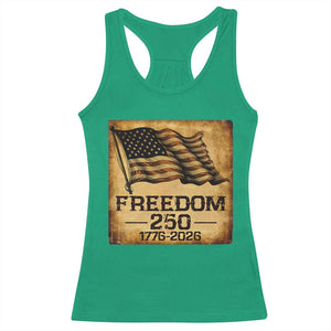 Freedom 250 Years America Racerback Tank Top Retro Vintage 250th Anniversary USA TS10 Irish Green Print Your Wear